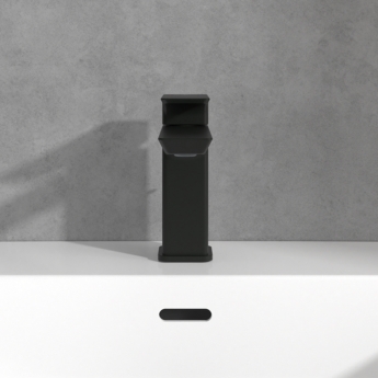 Villeroy & Boch Subway 3.0 Basin Mixer Tap with Pop-Up Waste - Matt Black | Product Image