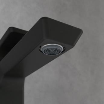 Villeroy & Boch Subway 3.0 Basin Mixer Tap with Pop-Up Waste - Matt Black | Product Image