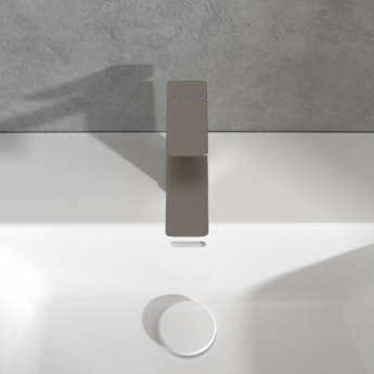 Villeroy & Boch Subway 3.0 Basin Mixer Tap without Waste - Brushed Nickel Matt