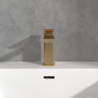 Villeroy & Boch Subway 3.0 Basin Mixer Tap without Waste - Brushed Gold