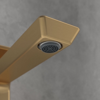 Villeroy & Boch Subway 3.0 Tall Basin Mixer Tap without Waste - Brushed Gold