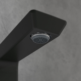 Villeroy & Boch Subway 3.0 Deck Mounted Basin Mixer Tap without Waste - Matt Black | Product Image