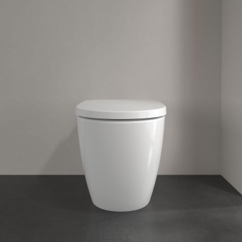 Villeroy & Boch Subway 3.0 Rimless Back to Wall Toilet with TwistFlush White Alpin - Soft Close Seat