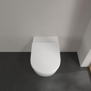 Villeroy & Boch Subway 3.0 Rimless Back to Wall Toilet with TwistFlush White Alpin - Soft Close Seat