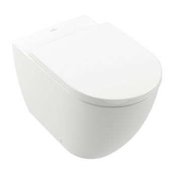 Villeroy & Boch Subway 3.0 Rimless Back to Wall Toilet with TwistFlush White Alpin - Soft Close Seat
