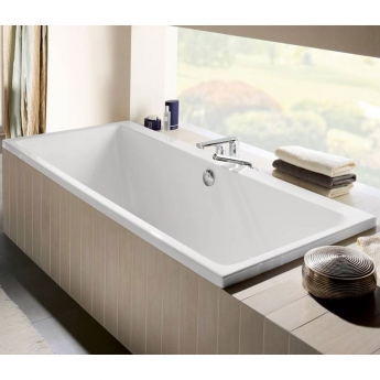 Villeroy & Boch Subway Rectangular Acrylic Bath 1600mm x 700mm - 0 Tap Hole