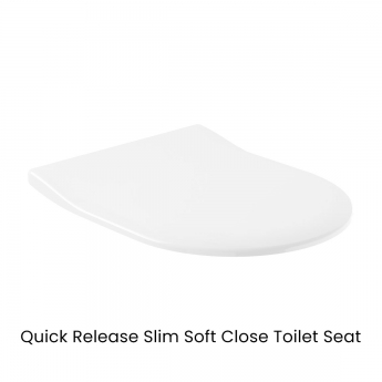 Villeroy & Boch Subway 2.0 Rimless Wall Hung Toilet White Alpin - Slim Soft Close Seat