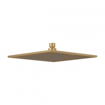 Villeroy & Boch Universal Square Fixed Shower Head 250mm x 250mm - Brushed Gold