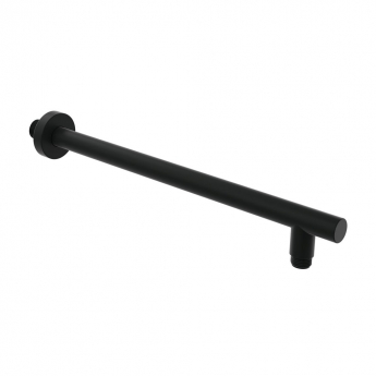 Villeroy & Boch Universal Showers Rain Wall Mounted Round Shower Arm 408mm Length - Matt Black