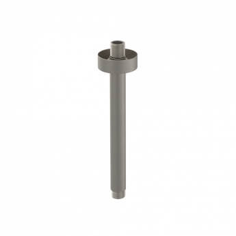 Villeroy & Boch Universal Showers Rain Round Ceiling Mounted Shower Arm - Brushed Nickel Matt
