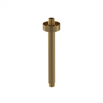Villeroy & Boch Universal Showers Rain Round Ceiling Mounted Shower Arm - Brushed Gold