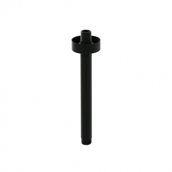 Villeroy & Boch Universal Showers Rain Round Ceiling Mounted Shower Arm - Matt Black
