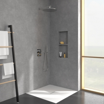 Villeroy & Boch Universal Thermostatic Concealed Shower Valve Two Outlet with Vi-Box Installation Unit - Chrome
