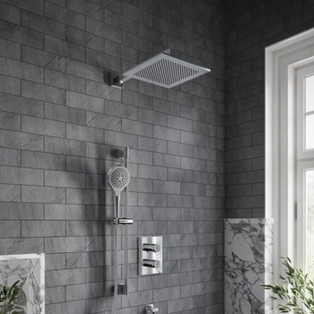 Villeroy & Boch Universal Showers Rain Wall Mounted Square Shower Arm 408mm Length - Chrome