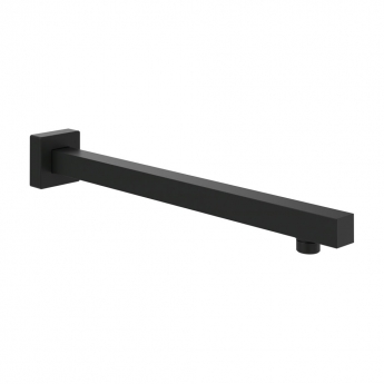 Villeroy & Boch Universal Showers Rain Wall Mounted Square Shower Arm 408mm Length - Matt Black