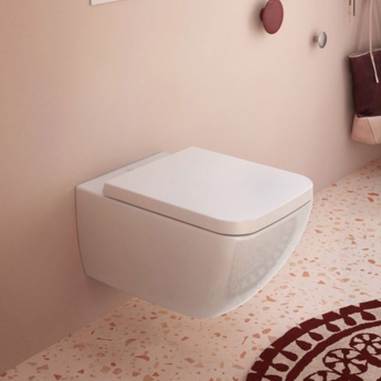 Villeroy & Boch Venticello Rimless Wall Hung Toilet - Soft Close Seat