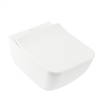 Villeroy & Boch Venticello Rimless Wall Hung Toilet - Slim Sandwich Soft Close Seat | Product Image