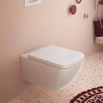 Villeroy & Boch Venticello Square Soft Close Toilet Seat and Cover - White Alpin