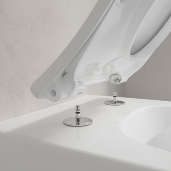Villeroy & Boch Venticello Rimless Wall Hung Toilet - Soft Close Slimline Seat