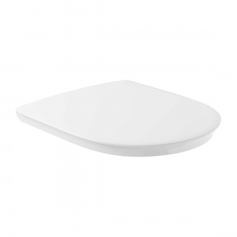 Villeroy & Boch ViCare Soft Close Toilet Seat and Cover with Removable Seat Quick Release - White Alpin AntiBac