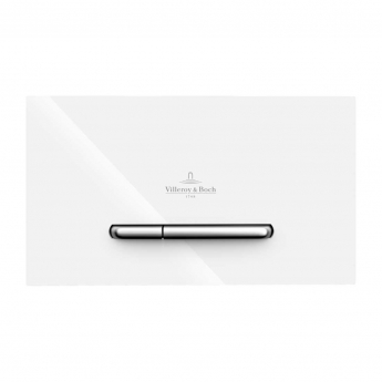 Villeroy & Boch ViConnect Angular Dual Button Toilet Flush Plate | Product Image