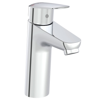 Vitra Flow Round Large Basin Mixer Tap - Chrome | Product Image