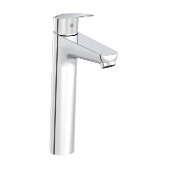 Vitra Flow Round Tall Basin Mixer Tap - Chrome | Product Image