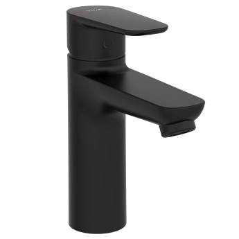 Vitra Flow Soft Large Basin Mixer Tap - Matt Black | Product Image