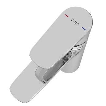 Vitra Flow Soft Large Basin Mixer Tap - Chrome | Product Image