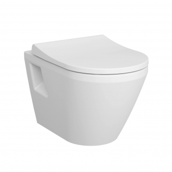 VitrA Integra Round Rimless Wall Hung Toilet (inc Slim Seat) | Product Image
