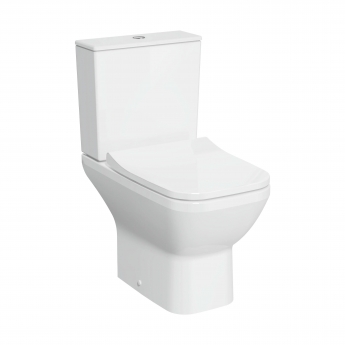 VitrA Integra Square Rimless Close Coupled Toilet (inc Slim Seat) | Product Image
