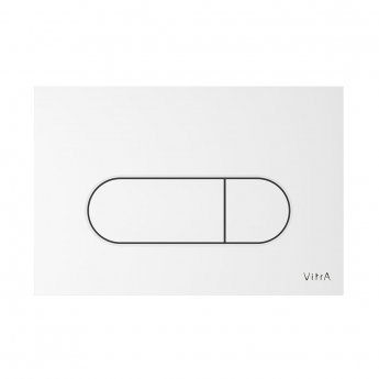 Vitra Loop Root Round Flushplate - Glossy white | Product Image