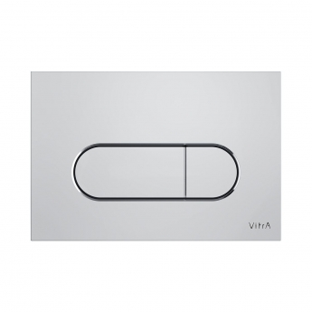 Vitra V-Fix Wall Hung Toilet Frame with Cistern and Round Flush Plate - 1120mm H x 480mm W