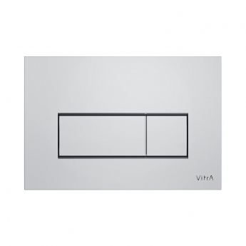 Vitra Loop Root Square Flushplate - Shinny Chrome | Product Image