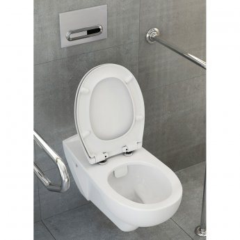Vitra Loop T Electronic Toilet Flush Plate - Chrome
