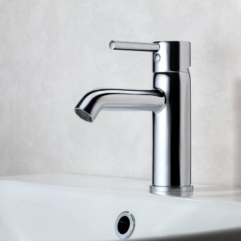 Vitra Minimax Basin Mixer Tap without Pop Up Waste Chrome