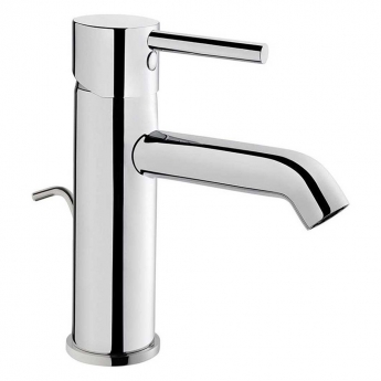 Vitra Minimax Basin Mixer Tap with Pop Up Waste - Chrome