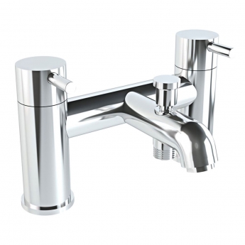 Vitra Minimax S Bath Shower Mixer Tap Pillar Mounted - Chrome