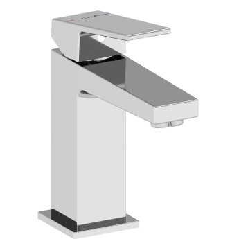 Vitra Minimax Square Compact Basin Mixer Tap - Chrome | Product Image