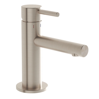Vitra Origin Mini Mono Basin Mixer Tap - Brushed Nickel | Product Image