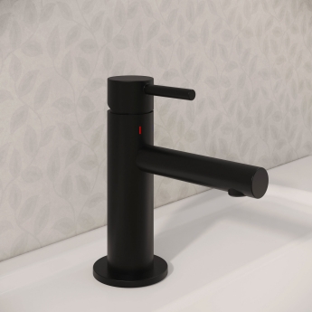 Vitra Origin Mini Mono Basin Mixer Tap - Matt Black | Product Image