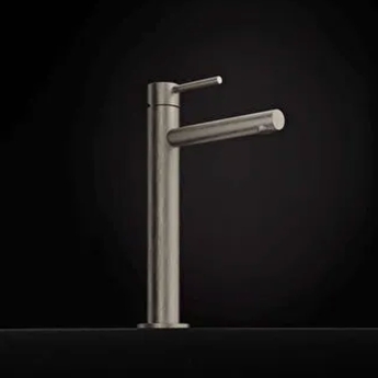Vitra Origin Tall Basin Mixer Tap - Brushed Nickel | Product Image