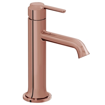 Vitra Origin Classic Basin Mixer Tap with Lever Handle - Soft Copper | Product Image