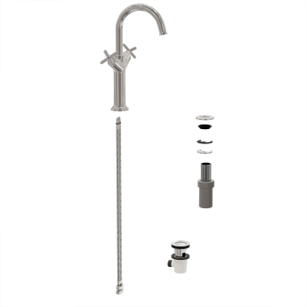 Vitra Origin Classic Tall Basin Mixer Tap - Chrome | Product Image