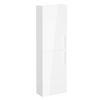 Vitra Root Flat Compact 570mm Wall Hung 2-Door Tall Storage Unit | Product Image