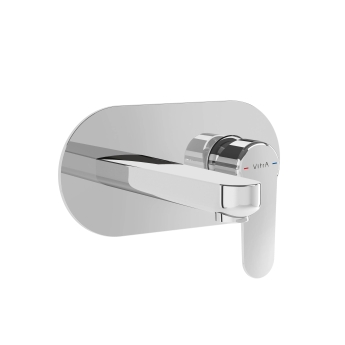 Vitra Root Basin Mixer Tap Wall Mounted - Chrome | Product Image