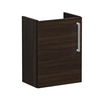 Vitra Root Flat Compact Wall Hung 1-Door Vanity Unit with Basin 450mm Wide | Product Image