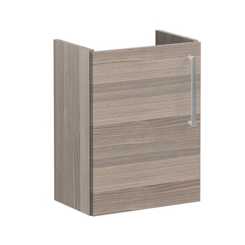 Vitra Root Flat Compact Wall Hung 1-Door Vanity Unit with Basin 450mm Wide | Product Image