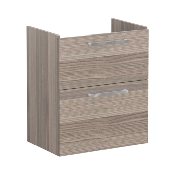 Vitra Root Flat Compact Wall Hung 2-Drawer Vanity Unit with Basin 600mm Wide | Product Image