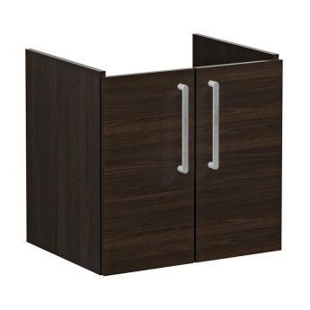 Vitra Root Flat Wall Hung 2-Door Vanity Unit with Basin 600mm Wide | Product Image